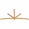 Ekena Millwork Alberta Smooth Timber Gable Bracket, Western Red Cedar, 96"W x 52"H x 1 1/2"D x 3 1/2"F, 13/12 Pitch GBW096X52X0204ALB00SWR - alternate 4